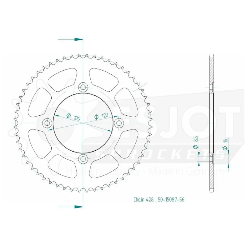 Corona Acciaio 58 Denti