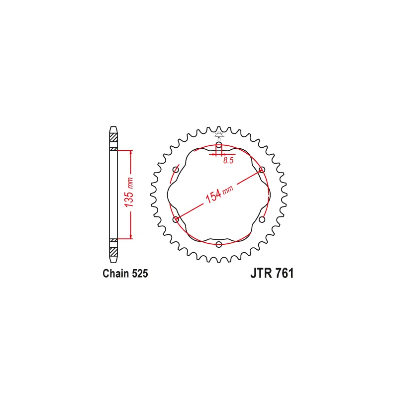 Corona Ducati 1098 R/S 07-