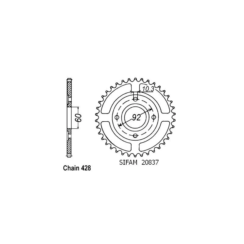 Corona Rd 125 Dx Baton 78-81