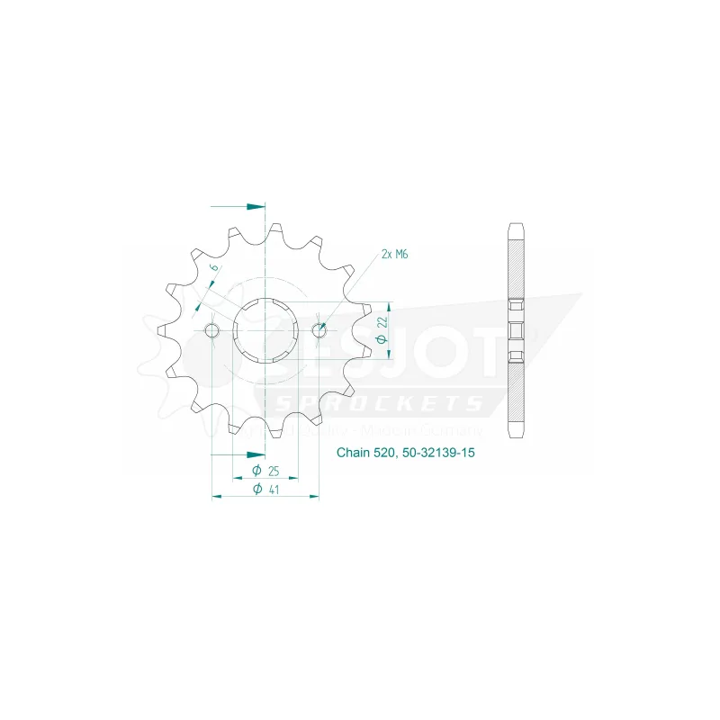Pignone 15 Denti
