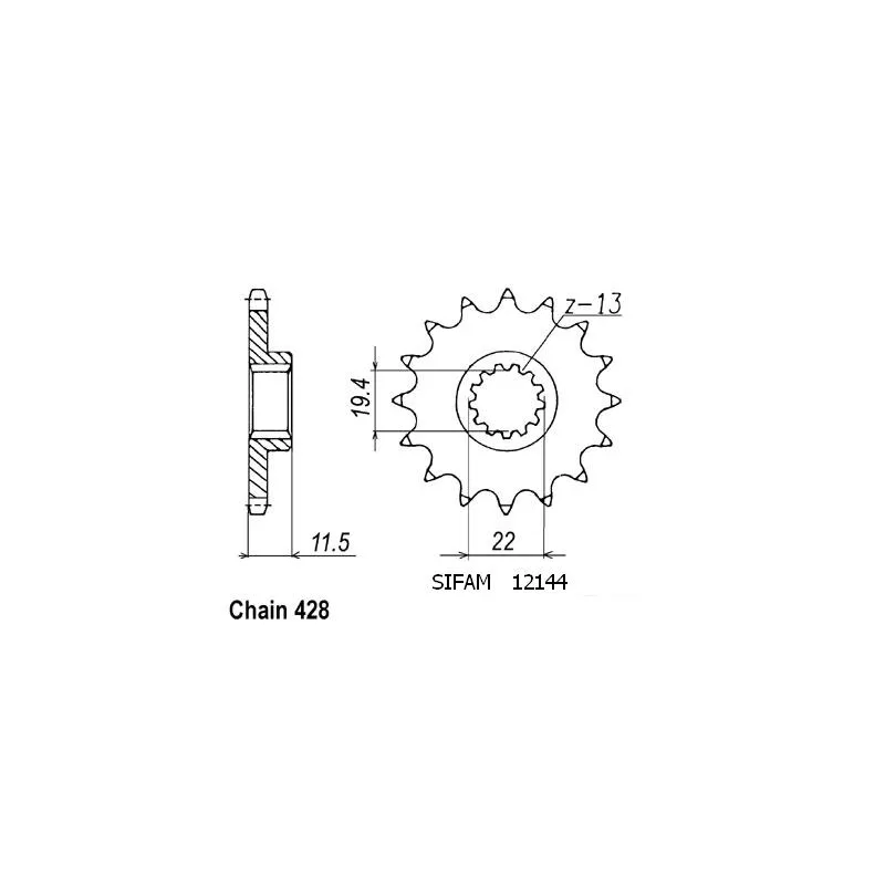 Pignone Dr-z 125 03-05