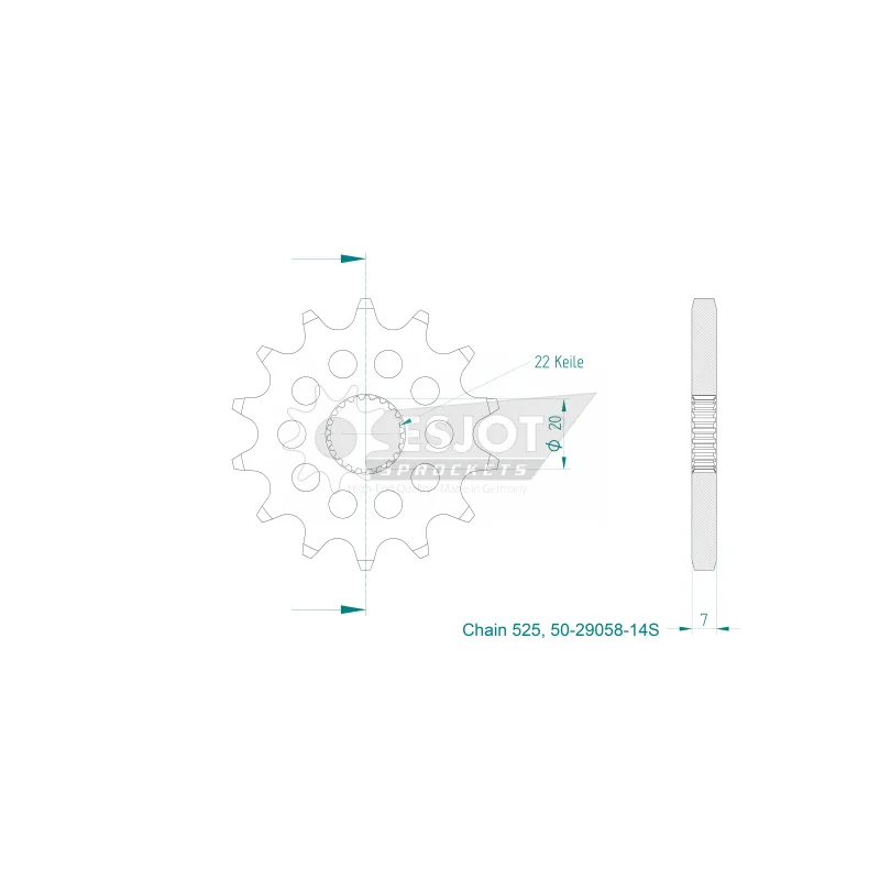Pignone Ultralight 14 Denti