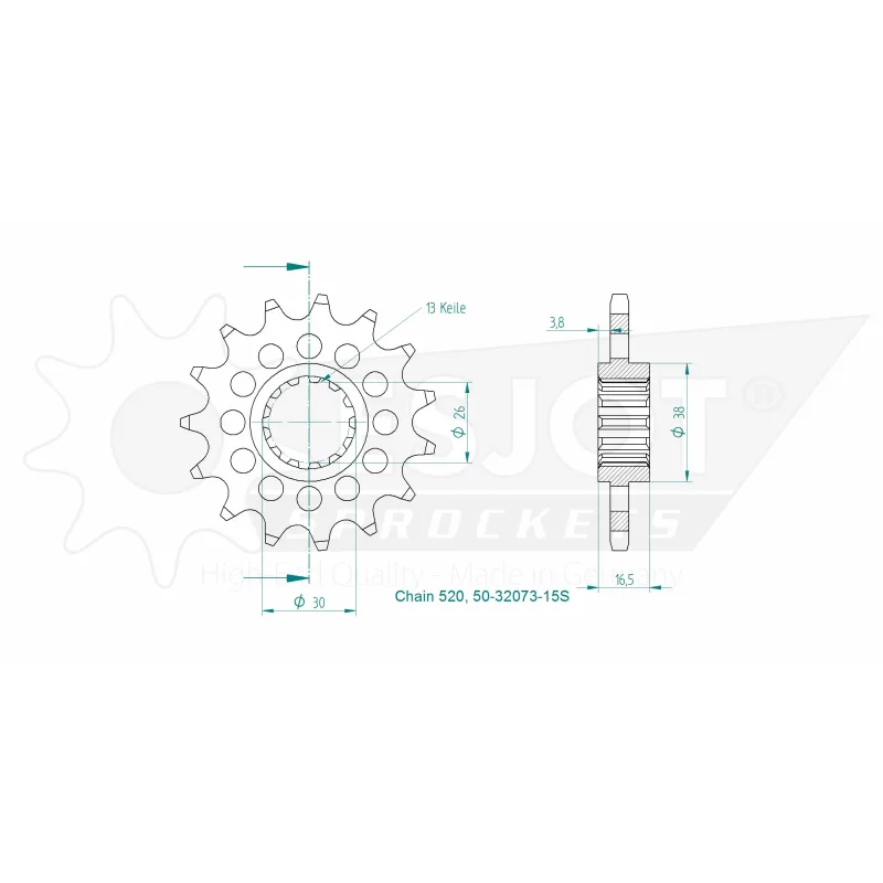 Pignone Ultralight 15 Denti