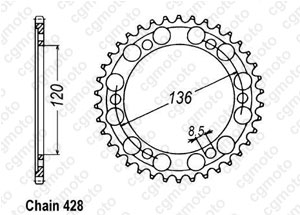 Corona Tzr 125 R Italie 92-9
