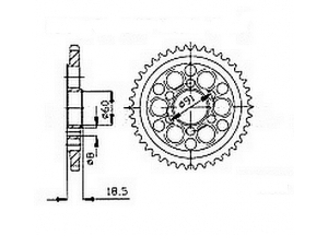 Corona Ducati 1098 R/S 07-