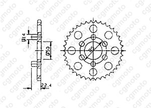 Kit trasmissione Aprilia 50 Classic 93 01