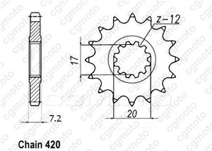Kit trasmissione Aprilia 50 Rx