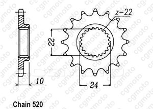 Kit trasmissione Aprilia 650 Pegaso Ie