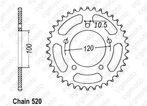 Kit trasmissione Aprilia Pegaso 660 Strada