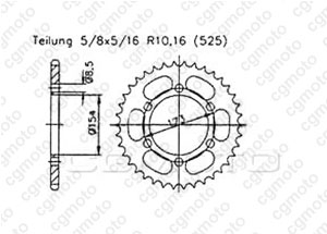 Kit trasmissione Aprilia Rst 1000 Futura
