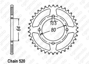 Kit trasmissione Aeon 125/180 Cobra