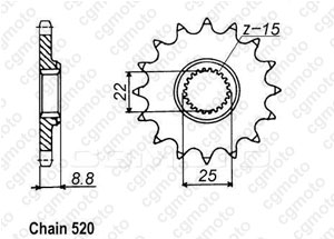 Kit trasmissione Beta 250/450/525 Rr Enduro