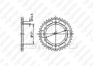 Kit trasmissione Cagiva 650 Raptor/V-raptor