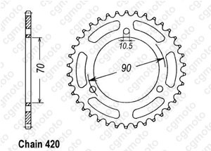 Kit trasmissione Honda Mt 80