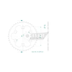 Corona Acciaio 42 Denti