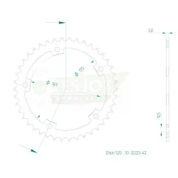 Corona Acciaio 42 Denti
