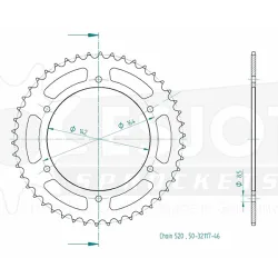 Corona Acciaio 46 Denti
