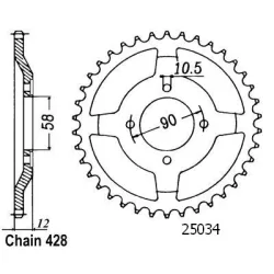 Corona Nx 125 Italie 89-98