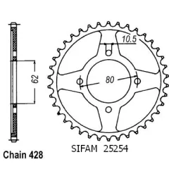 Corona Tt-r 125  Pts Roues
