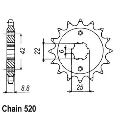 Pignone Cb 400 N 81-82 520 Pignone Cb 400 N 81-82 520