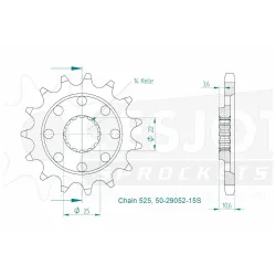 Pignone Ultralight 15 denti