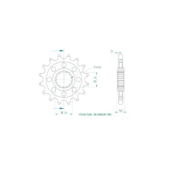 Pignone Ultralight 16 Denti Pignone Ultralight 16 Denti